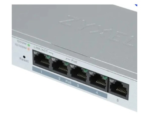 Коммутатор управляемый ZYXEL GS1200-5HPV2-EU0101F