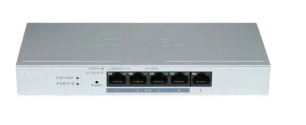 Коммутатор управляемый ZYXEL GS1200-5HPV2-EU0101F