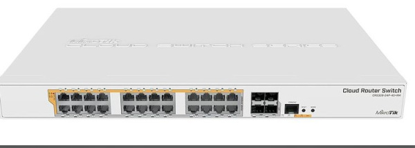 Коммутатор MIKROTIK CRS328-24P-4S+RM